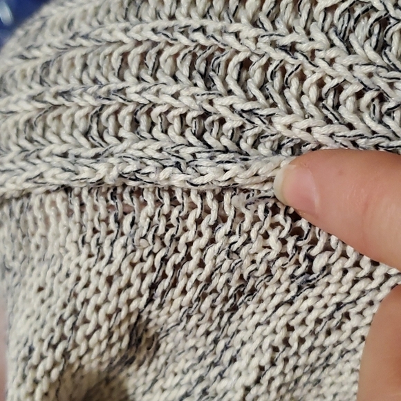 Stylus womens cardigan sweater size XL crochet knit open front - Picture 12 of 13